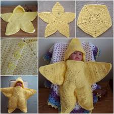 The diagonal rib stitch pattern used in this easy to knit baby blanket is somewhat obscured by the boucle yarn (you can see a sample knit in smooth yarn here). 15 Crochet Hooded Blanket Ideas 2017