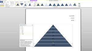 Microsoft Word Tutorial How To Create A Smartart Pyramid