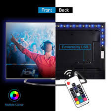 Usb Led Strip Lights With Rf Remote Control For Tv Background Lighting Home Decoration