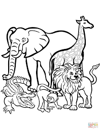 Have fun discovering pictures to print and drawings to color. Zoo Animal Coloring Sheets Axialentertainment