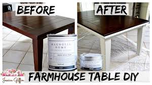 It essentially boils down to having the freedom to pursue whatever design you fancy. Diy Farmhouse Table Makeover Magnolia Home Chalk Paint Review Youtube