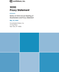 So when it comes to booking the perfect hotel, vacation rental, resort, apartment, guest house, or tree house, we've got you covered. Consolidated Edison Inc 2020 Definitive Proxy Statement Def 14a