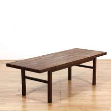 Danish Modern Two Tone Coffee Table W Wood Inlay Loveseat Vintage Furniture Los Angeles Coffee Table Vintage Furniture Home Decor
