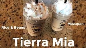 Served daily at a peet's near you. Tierra Mia Drinks Review Rice Beans And Mazapan Peanut Frappe Vlog Youtube