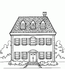 Dibujo De Casa Para Colorear