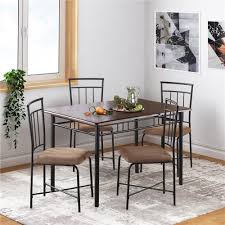 Our threshold dining tables and project 62 dining tables are sure to blend effortlessly into your dining space, so creating a stylish ensemble for a cozy, comforting meal is a breeze. Avenue Greene Borin 5 Piece Wood Metal Dining Set Overstock 30389343