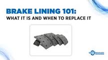 Brake Lining 101: Understand Brake Lining vs Brake Pad ...