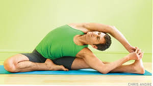 Grounded Vinyasa Revolved Head Of The Knee Pose