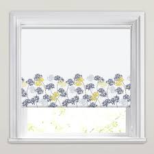 They are one of the most sought after types of window treaments in today's market, and as stated, they are available in a wide. Floral Patterned Roller Blinds In Mustard Yellow White Blue Grey