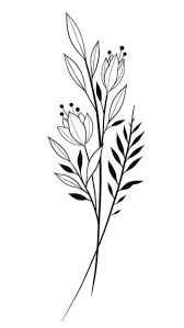 First Step Drawing Drawing Minimalista Step Art Drawing Minimalista In 2020 Flower Doodles Simple Flower Drawing Tattoos