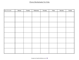 Color Pages Blank Data Table Printable Color Pages
