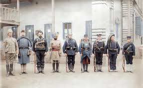 What is the difference between italy and hungary? File Troops Of The Eight Nation Alliance Except Russia That Fought Against The Boxer Rebellion In China 1900 From The Left Britain United States Australia India Germany France Austria Hungary Italy Japan 49652330563 Jpg Wikimedia
