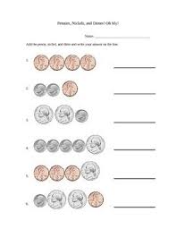 Simple Penny Nickel And Dime Addition Worksheet Addition Worksheets Counting Money Worksheets Pennies Worksheets