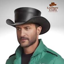 Leather Top Hat