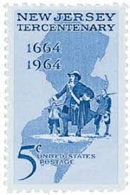 1964 5c New Jersey Tercentenary Postage Stamps Usa Usa Stamps New Jersey