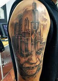 Joker Chicago Chicago Tattoo Chicago Skyline Tattoo Ink Tattoo