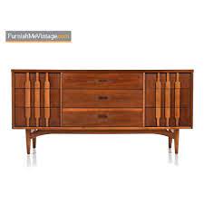 Shop the most beautiful things on earth. Triple Dresser Credenza By Kroehler Danish Moder Walnut