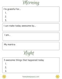 When you're having trouble thinking of the good, a gratitude journal can help by asking you questions and serving as a reminder. How To Keep A Gratitude Journal Freebie Honeybee Joyous Gratitude Journal Gratitude Journal Prompts Journal Template
