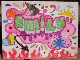 Learn To Draw Graffiti Names Emily Graffiti Graffiti Drawing Art Lessons