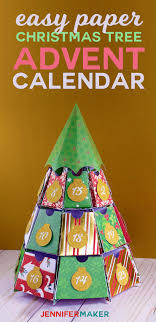 Diy Easy Paper Advent Calendar Christmas Tree Papercraft Free Cricut Svg Files Christmas Tree Advent Calendar Diy Advent Calendar Christmas Advent Calendar