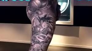 Dragon ball z leg tattoo. Dragon Ball Z Leg Sleeve Tattoo Youtube
