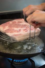 Dec 06, 2012 · the skin side is then well salted. Crispy Roasted Pork Belly Siew Yoke Wok Skillet