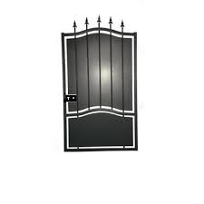 Auvent et marquise au meilleur prix leroy merlin. Portillon Battant Tangara L 100 Noir Portillon Fer Forge Portillon Fer Forge