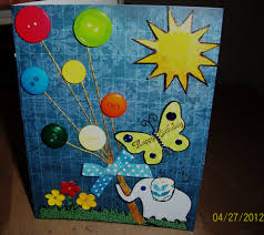 Birthday Card Ideas For 3 Year Old Boy Another Elephant Birthday Card But This One Is For A 3 Year Old Boy S Bd Baby Birth Cards Birthday Cards Birth Cards