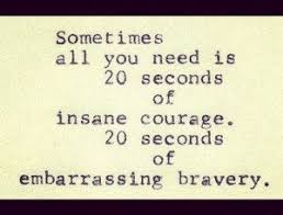 Sometimes All You Need Is 20 Seconds Of Insane Courage Meaning Benjamin Mee We Bought A Zoo You Know Sometimes All You Need Is Twenty Seconds Of Insane Courage Just Literally Twent Words Quotes Quotable Quotes Words