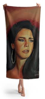 Lana Del Rey Beach Towels for Sale