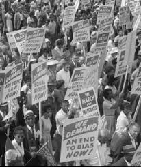March On Washington For Jobs And Freedom U S National Park Service In march 1968, king displays a poster to. march on washington for jobs and