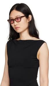 BONNIE CLYDE Brown Checkmate Sunglasses Bonnie Clyde