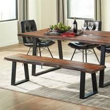 Scott Living Gray Sheesham Live Edge Dining Bench Lowes Com Live Edge Dining Table Live Edge Dining Room Wooden Dining Table Modern