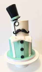 Black And White Bow Tie Cake Little Gentleman First Birthday Cake Top Hat Mustache Suspenders Bow Tie Spectacle Teal Bla Mustache Birthday Cakes Birthday Cakes For Men Cakes For Men