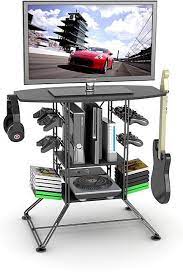 video game organizer shelf tower room station rack console storage stand wall shelves for kitchen