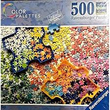37 x 27 x 5.5 cm. Ravensburger 500 Piece Jigsaw Puzzle Color Palettes Is A Challenging Puzzle Depicting Puzzle Pieces Walmart Com Walmart Com