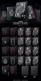 A standard deck of cards is a widely used sample in basic probability. Double Black Playing Cards On Behance