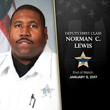 REMEMBERING A HERO: On this day in 2017, we lost our gentle giant. Deputy  First Class Norman Lewis was killed tragically in a crash as he was helping  in the hunt for