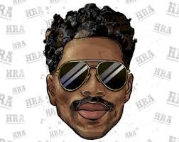 Black Man With Mustache Png Sublimation Design Download, Black Man Face  Png, Afro Man Png, Afro Png, Sublimate Designs Download