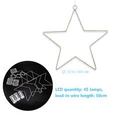 3 Stück Weihnachtsstern Beleuchtung Yunlights Fenster Stern Licht 45 Led Lichterkette Außen Wasserdicht Batterie Angetrieben Mit Timer Für Zuhause