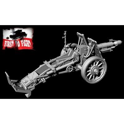1/72 15 cm sIG 33 heavy infantry gun with wooden wheels and Stielgranate 42
