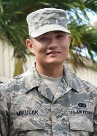 Airman 1st Class Brandon Mikulak, from the 37th Intelligence