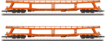 Ls models brengt sinds oktober 2010 haar versie van deze autotransportwagen in schaal 1:87. Marklin 87095 Gauge Z Autotransportwagen Set Der Obb Epoche Iv Modellbahnshop Lippe Com