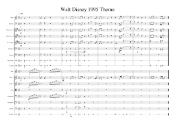 We're going to share our favorite pieces from the movies, followed by a link to all of the songs from each film, so if you don't see the piece you're looking for, click the all sheet music link at the end of the list. Walt Disney 1995 Theme Sheet Music For Trumpet In B Flat Violin Trombone French Horn More Instruments Mixed Ensemble Musescore Com