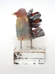 Sculpture Bird Crafts Bird Art Ceramic Birds
