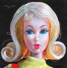 Barbie Art, Twist'n Turn Barbie, Fine Art Print, (multiple Sizes)