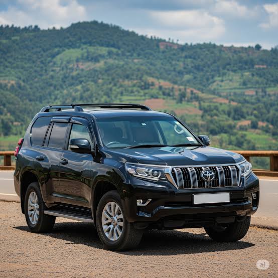 Premium Toyota Land Cruiser TXL for rugged terrain, AI generated