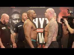 Londoner dillian whyte took the unbeaten record of australian lucas browne here at the o2 arena in greenwich with a brutal left hook knockout in the sixth round after a mature performance in which he showed his punch variety to retain the world boxing council silver heavyweight crown here at the o2. Slightly Intense Dillian Whyte V Lucas Browne Official Weigh In Head To Head Whyte V Browne Youtube