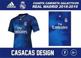 Real madrid club de fútbol, real madrid c.f. Casacas Design Cuarta Camiseta Real Madrid Galacticos 2019 Vector Camiseta Francia Camisetas Real Madrid