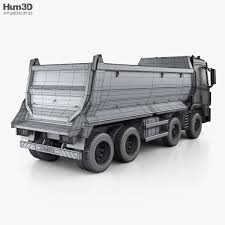 3d Model Of Hyundai Xcient P540 Dump Truck 4 Axle 2013 In 2020 Trucks Dump Truck Hyundai